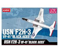 Academy Scale Model Kit USN F2H-3 Banshee VF-41 'Black Aces' 1:72 (12548)