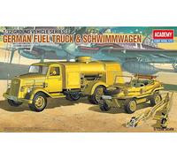 Academy 1:72 - WWII German Fuel Truck & Schwimwagen