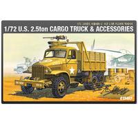 Academy 1/72 Military Model Kit US 2.5 ton Cargo Truck