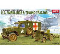 Academy 1: 72 - Wwii Us Ambulance & Towing Tractor Various