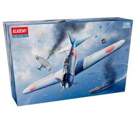 Academy 12352 1/48 Japanese Navy Zero Ship Fighter Aircraft Type 21 Midway Battle Plastic Model