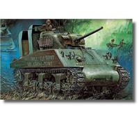 Academy 1:35 USMC M4A2 Sherman (75mm) 'Pacific Theater' Skill Level 4 - 13562