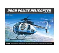 Academy 12249 Hughes Police 500D 1:48 Model Kit - ACA 12249