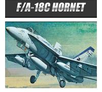 Academy #12411 1/72 F/A-18C Hornet US Navy/USMC Plastic Model Kit - Multirole Ca
