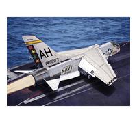 ACADEMY 12521. USN Vought F-8E Crusader VF-162 The Hunters 1/72 scale Kit