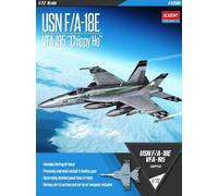 1:72 Academy Fighter Usn F/A-18E Vfa-195 Chippy Ho Usa Air-Force Kit AC12565 Mod