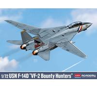 Academy 12590 F-14D Super Tomcat "VF-2 Bounty Hunters" | Highly Detailed | Authe