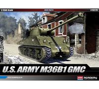 Academy #13279 1/35 U.S. Army M36B1 GMC Plastic Model Kit - WWII Tank Destroyer