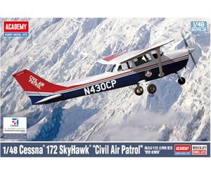 Academy 492367-1/48 Cessna 172 Skyhawk, Civil Air Control - Scale 1:48