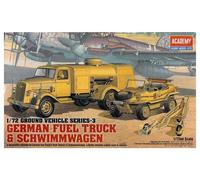 Academy 1:72 - WWII German Fuel Truck & Schwimwagen