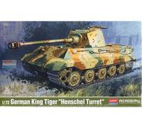 ACADEMY German King Tiger Henschel Turrett, Scale 1/72, Model Kits