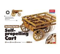 Academy Da Vinci Self-Propelling Cart Model Kit - Snap Fit Leonardo Series