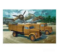 Academy Ground Vehicle Series 1/72 Scale Model Kit WWII Cargo Trucks US German