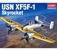 ACADEMY Hobby Model Kit 12363 XF5F-1 Skyrocket 1/48 Scale Plastic Aircraft Model Kit, US Navy Fighter Aircraft, Assembly Required, Korean Package Version