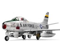 ACADEMY Hobby Model Kit 12369 F-86F-40 Sabre 1/48 Scale Plastic Aircraft Model Kit, USAF Fighter Jet, Military Airplane, Assembly Required, Korean Package Version