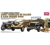Academy Light Vehicles Of Allied And Axis During Wwii Model Kit