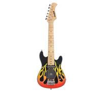 Toyrific Academy Of Music 30in Electric Guitar Guitar Flames Built In Speaker Shoulder Strap Ages 3 Years+