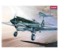 Academy P 40C Flying Tigers Military Aircraft Plastic Model Kit 12280 Scale 1:48