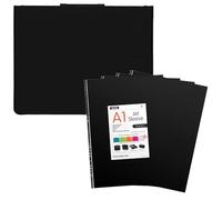 Academy Portfolio with Jet Sleeves Bundle (20, A1)