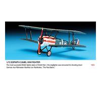 Academy Sopwith Camel XII WWI FIGHTER AIRCRAFT 1/72 Scale Model Kit- 12447