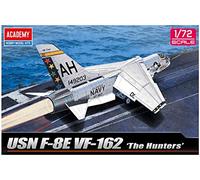 ACADEMY 12521. USN Vought F-8E Crusader VF-162 The Hunters 1/72 scale Kit