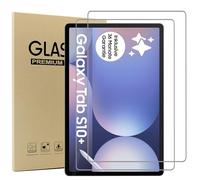 Acadey Pack of 2 tempered glass screen protectors for Samsung Galaxy Tab S10 Plus/Tab S9 FE Plus/S9 Plus 12.4, 9H hardness tempered glass, anti-scratch, easy installation, anti-fingerprint screen