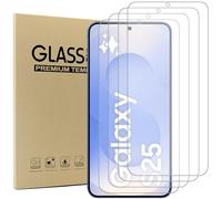 Acadey [Pack of 4 Tempered Glass Screen Protectors for Samsung Galaxy S25/S24 5G, 9H Hardness Tempered Glass, Anti-Scratch, Easy Installation, Anti-Fingerprint Screen Protector for Galaxy S25/S24