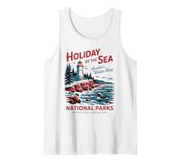 Acadia National Park Christmas - Acadia Holiday Tank Top