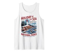 Acadia National Park Christmas Tank Top