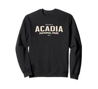 Acadia National Park GPS Coordinates Maine Sweatshirt