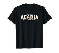 Acadia National Park GPS Coordinates Maine T-Shirt