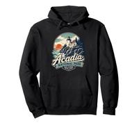 Acadia National Park Maine Bass Harbor Head Light Pullover Hoodie