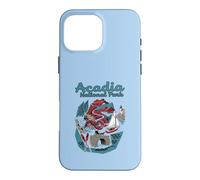 Acadia National Park Maine Lobster Lighthouse Coastal Travel Case for iPhone 16 Pro Max