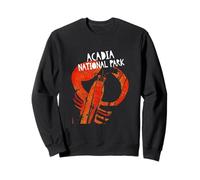 Acadia National Park Maine Lobster Travel Vacation Souvenir Sweatshirt
