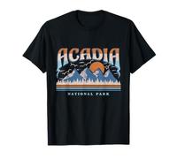 Acadia National Park Maine Mountains Vintage 80s Hiking T-Shirt