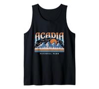 Acadia National Park Maine Mountains Vintage 80s Hiking Tank Top