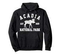Acadia National Park Maine Nature Hike Moose Outdoor Pullover Hoodie
