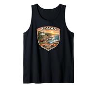 Acadia National Park Maine Novelty Graphic Souvenir Tank Top