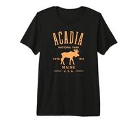 Acadia National Park Maine USA Design Souvenir Premium T-Shirt