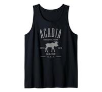 Acadia National Park Maine USA Design Souvenir Tank Top