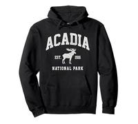 Acadia National Park Maine Vintage Souvenir Pullover Hoodie
