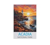 Acadia National Park，Puzzle 1000 Pieces Wood Puzzle Adult Children'S Educational Toy Family Decompression Game（75x50cm）-FP48