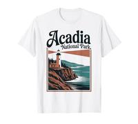Acadia National Park Retro Outdoor Hiking US National Park T-Shirt