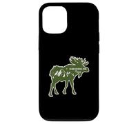 Acadia National Park Scene Inside A Moose Silhouette Maine Case for iPhone 12/12 Pro