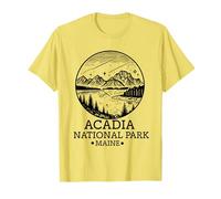 Acadia National Park Souvenir Maine Retro for Men Women Kid T-Shirt