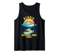 Acadia National Park Souvenir Maine Retro for Men Women Kid Tank Top