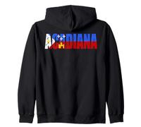 Acadiana Flag Zip Hoodie