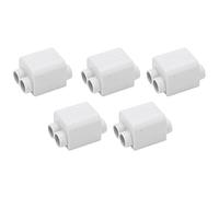 ACAGALA 5Pcs Splitter Wire Connector 1 in 2 Out Brass Conductor High Power Quick Wiring Terminal Blocks 1000V 100A