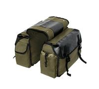 ACAGALA Motorbike Large Capacity Saddle Bag Motorcycle Riding Travel Canvas Waterproof Panniers Box Side Tools Bag Pouch for Motorbike