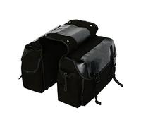 ACAGALA Motorbike Large Capacity Saddle Bag Motorcycle Riding Travel Canvas Waterproof Panniers Box Side Tools Bag Pouch for Motorbike